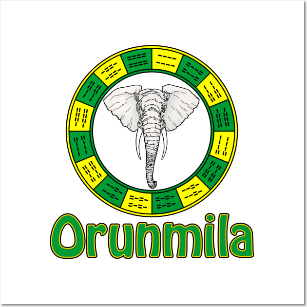 Orunmila - Ifá Wall Art by Korvus78